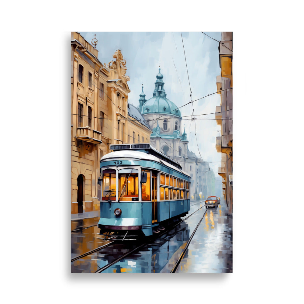 Tram poster - Posters - EMELART