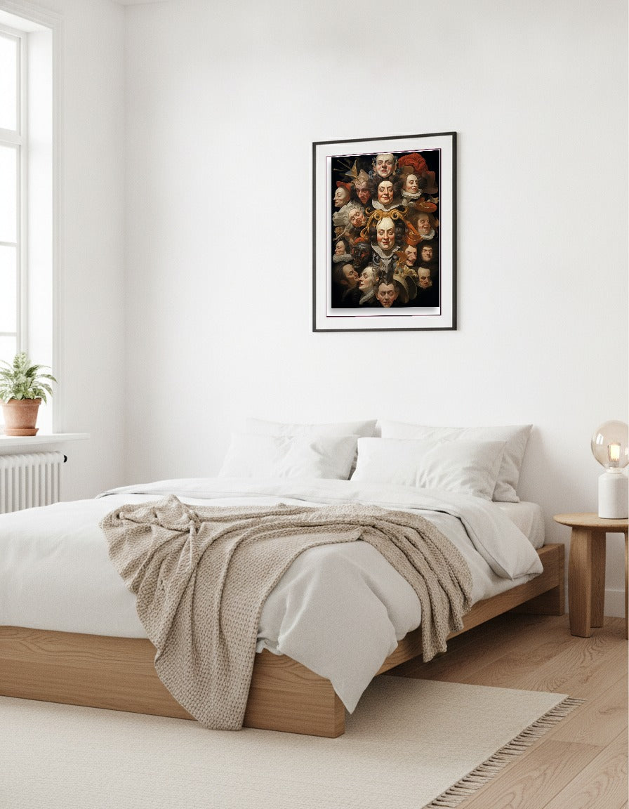 Faces baroque style i sovrummet
