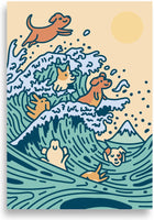 Surfende Hunde