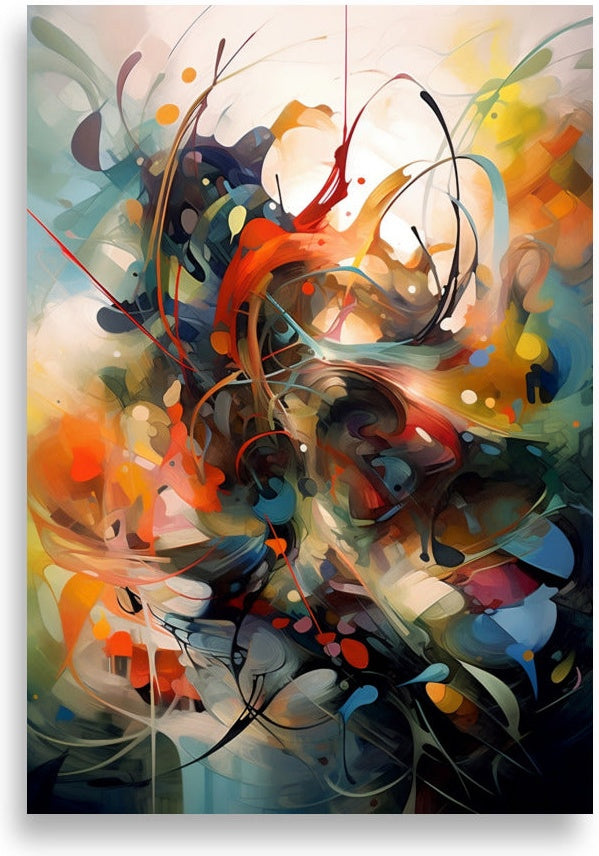 Abstract – Winding river swirl