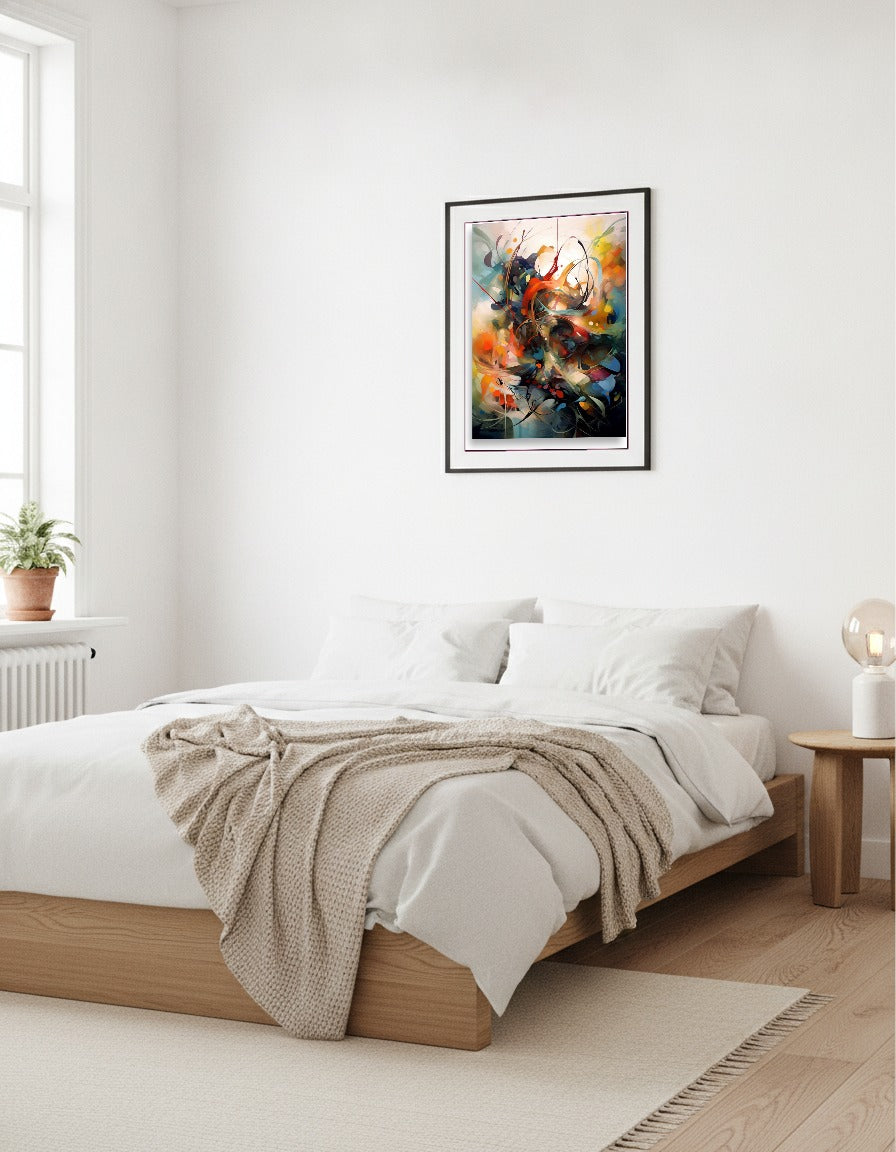 Abstract – Winding river swirl i sovrummet