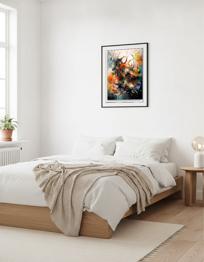 Abstract – Winding river swirl i sovrummet