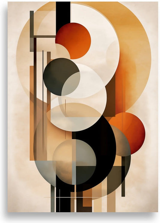 Abstract – Playful shapes – poster