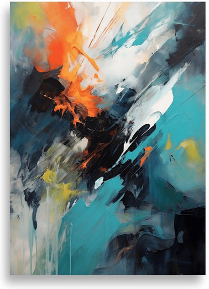Abstrakt – Vibrerande drag – poster