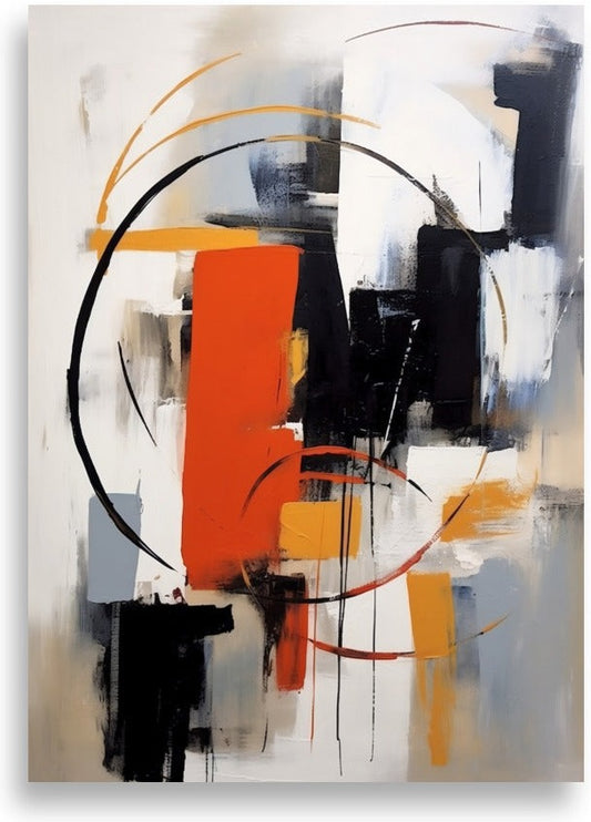 Abstract – Bold colorful shapes – poster