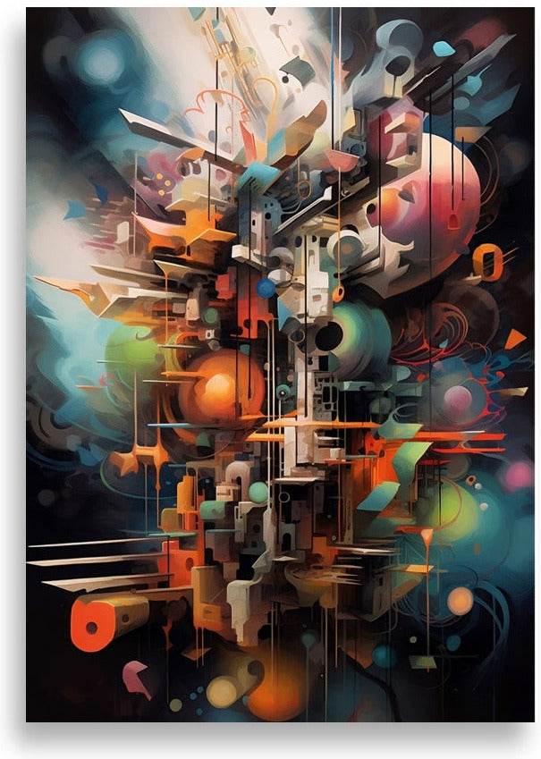 Abstrakt – Kosmiskt djup – poster