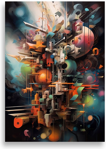 Abstrakt – Kosmiskt djup – poster