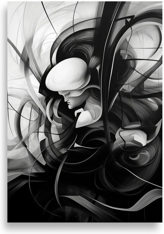 Abstract – Dramatic black and white