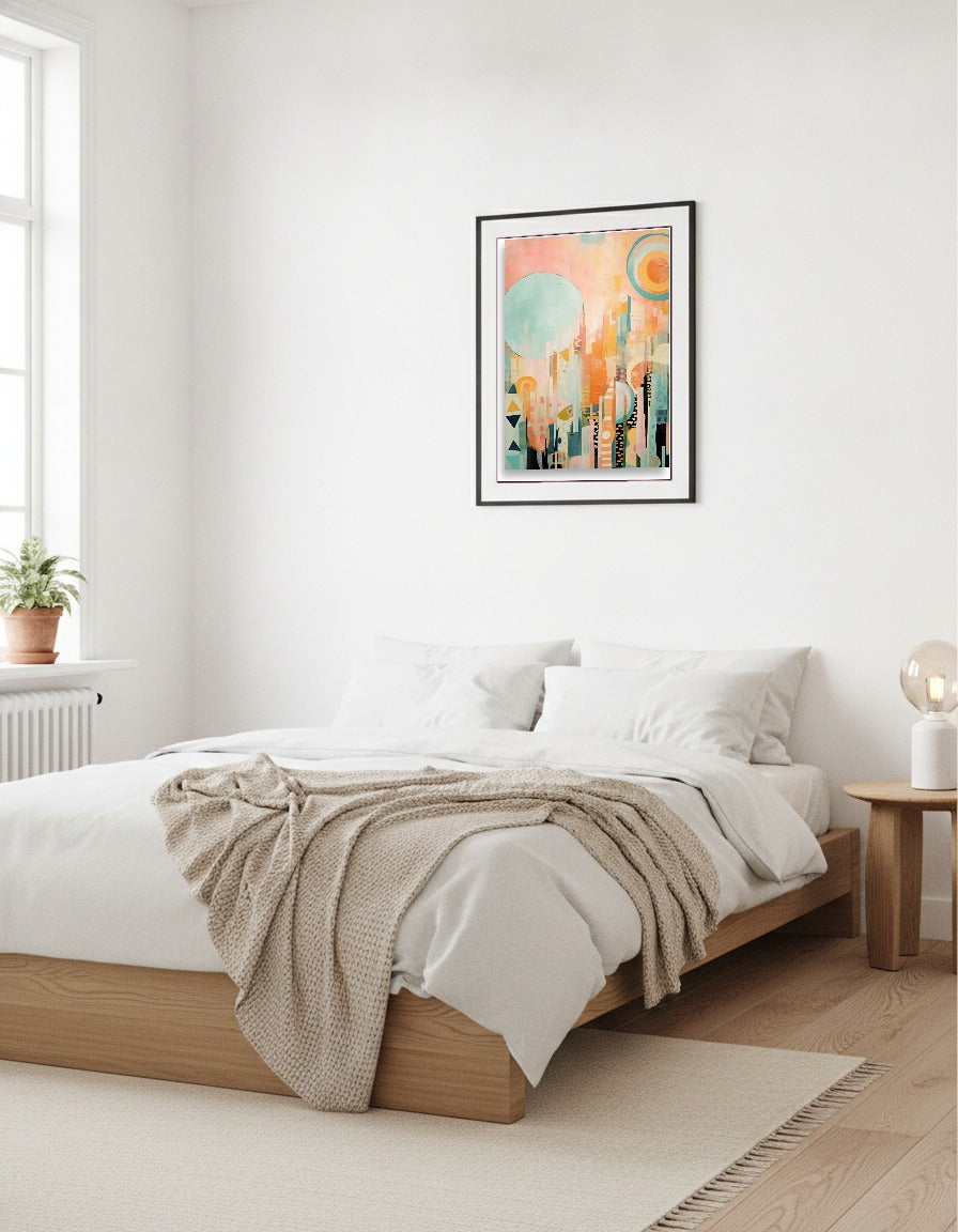 Abstract – Soft circles i sovrummet