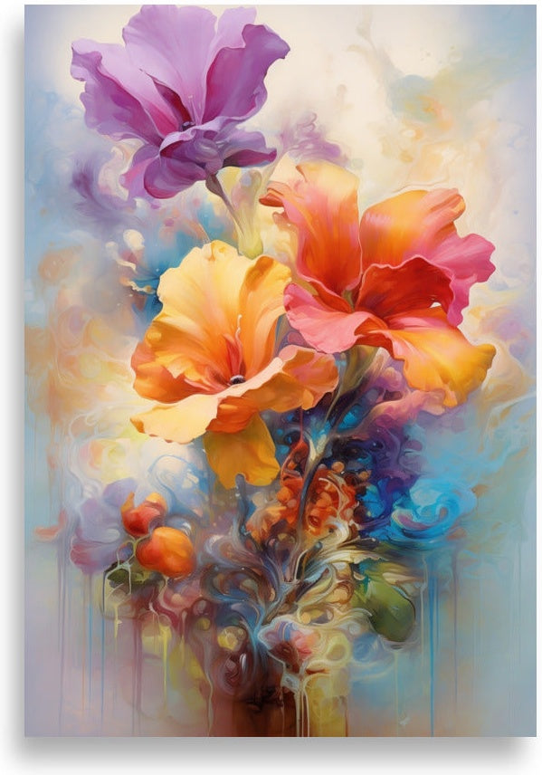 Abstrakta blommor