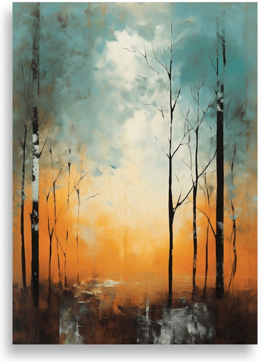 Abstract nature – Abstract forest – poster