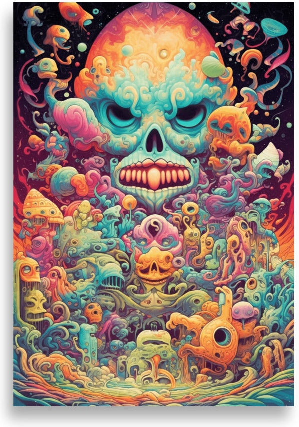 Alien in space