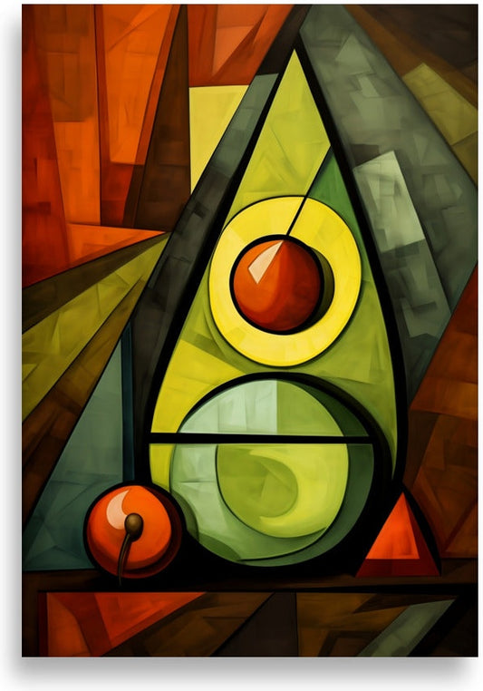 Avocado – Picasso style, luscious