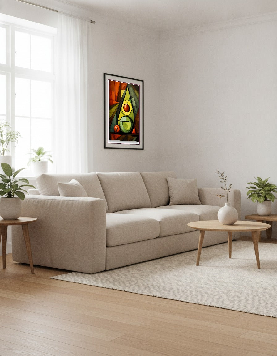 Avocado – Picasso style, luscious i vardagsrummet