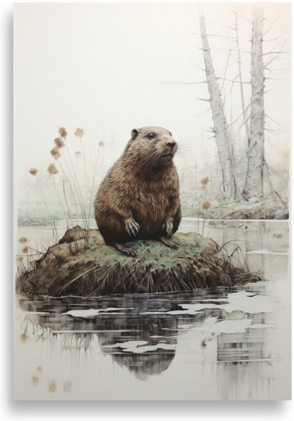 Beaver – Whimsical river beaver
