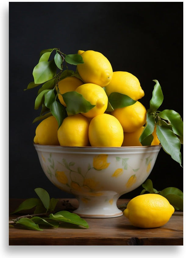 Skål med citroner – poster