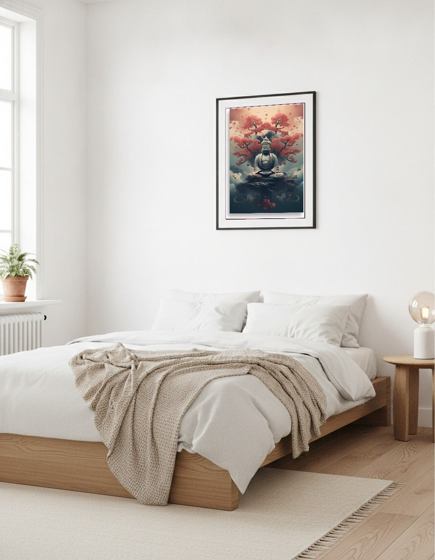 Buddha zen i vardagsrummet