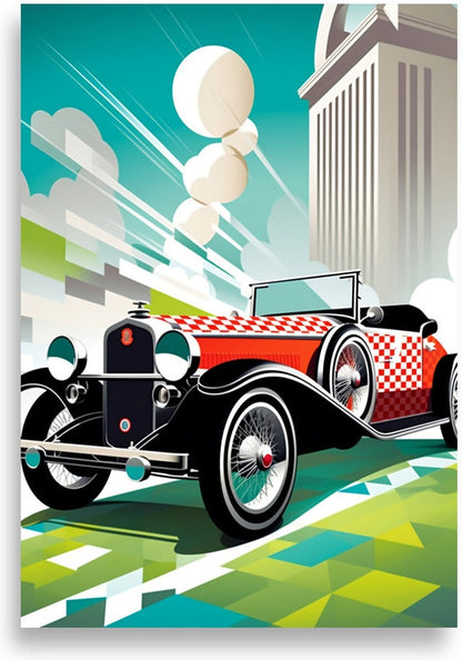 Car – Quirky cubism car