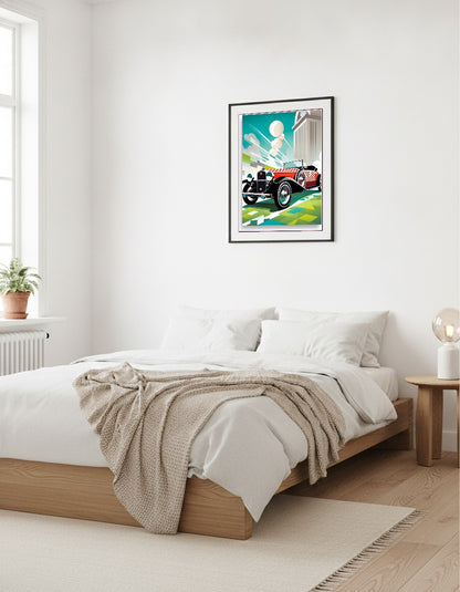 Car – Quirky cubism car i sovrummet