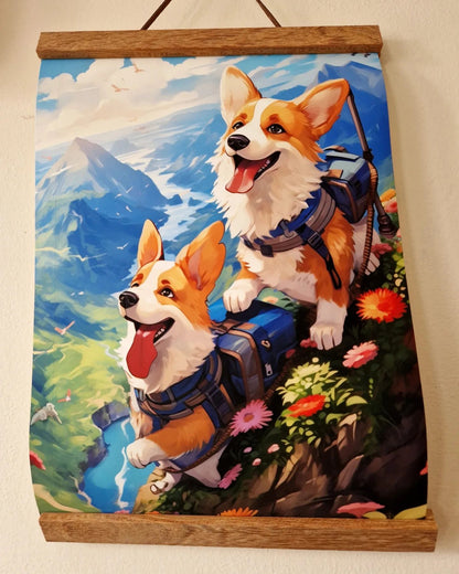 Adventure Corgis poster - Posters - EMELART