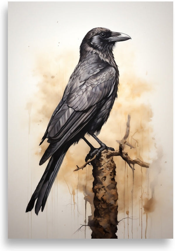 Crow – Crow on a branch