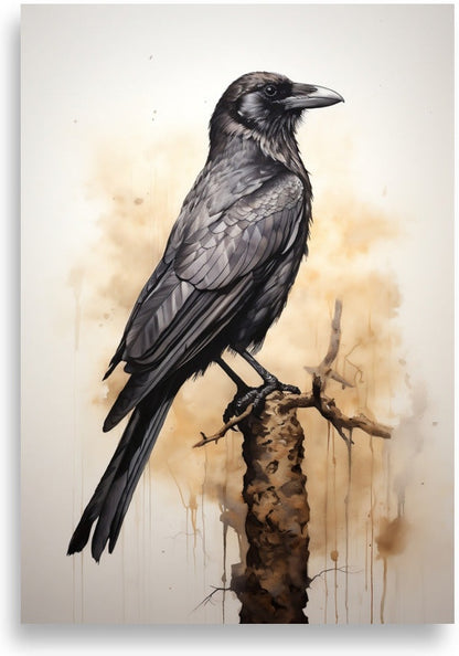 Crow – Crow on a branch
