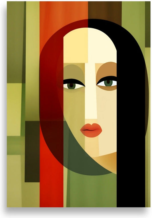 Cubism woman