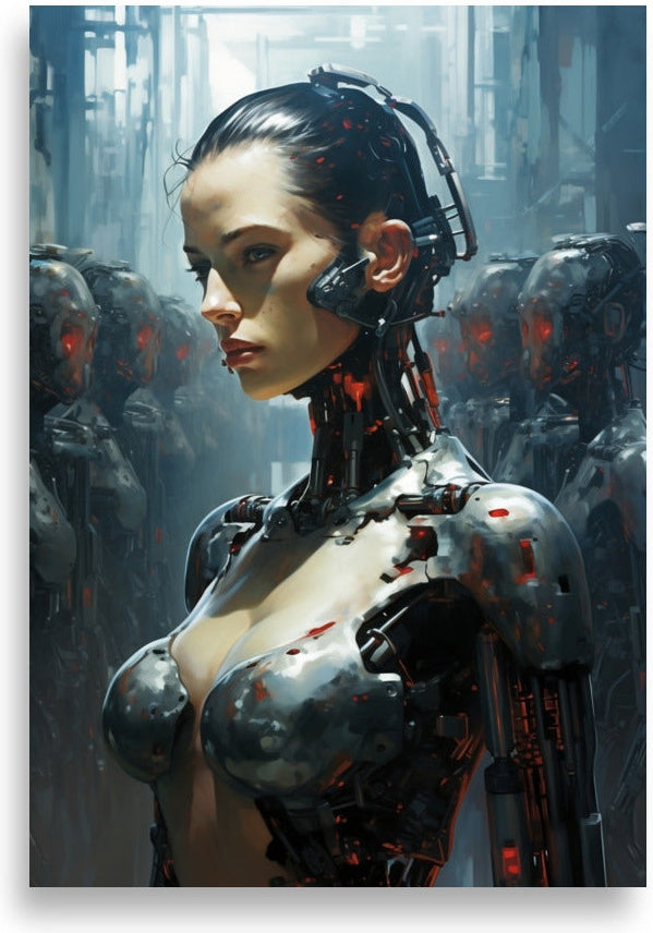 Cyborg girl – Android among robots
