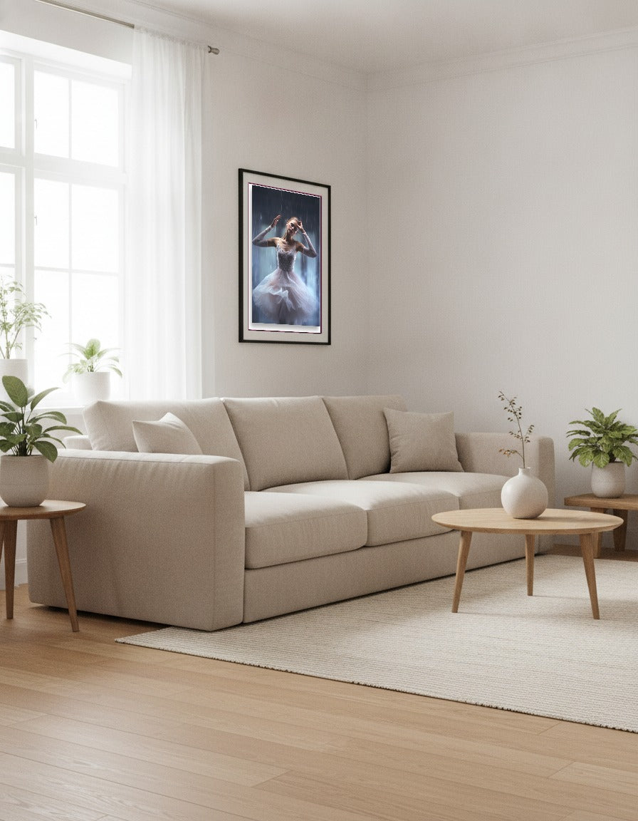 Dancing ballerina – Cheerful pirouette i vardagsrummet
