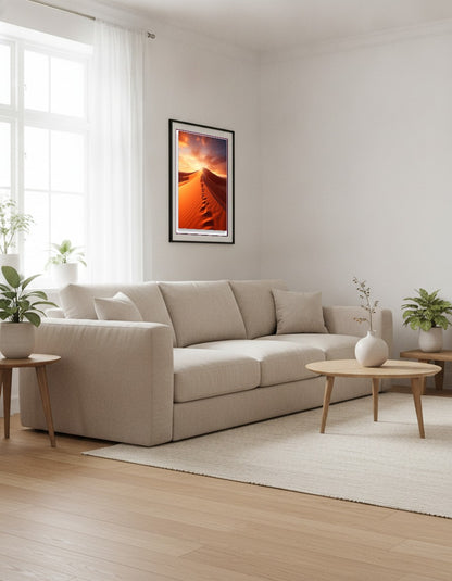 Desert – Desert sunset i vardagsrummet