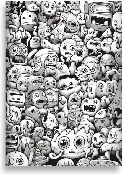 Doodle – Boombox monster crowd