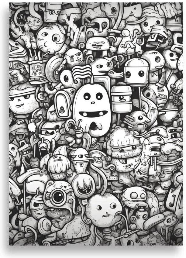 Klotter – Treögda spökhop – poster