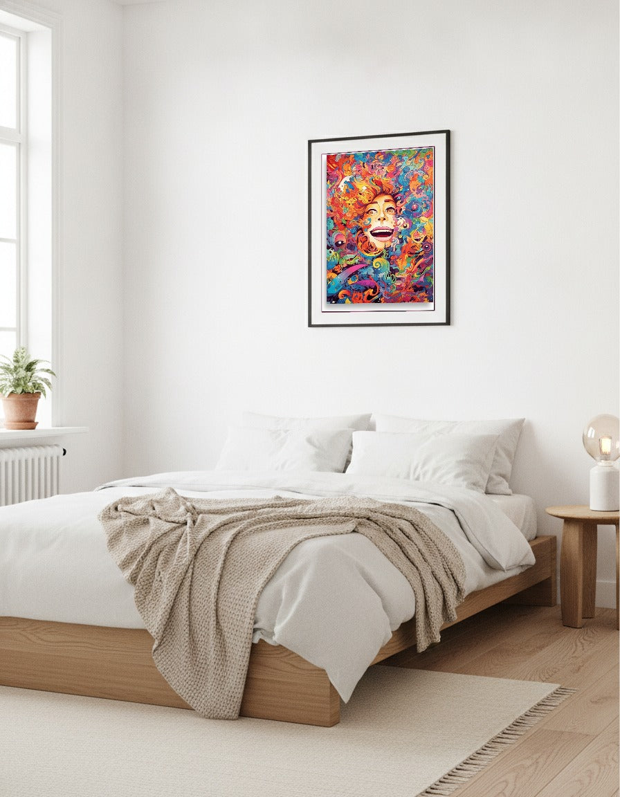 Doodle – Whimsical colorful details i sovrummet