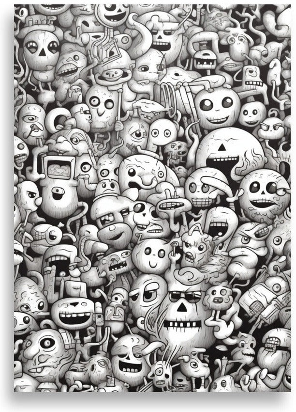 Klotter – Dödskallemonsterhop – poster