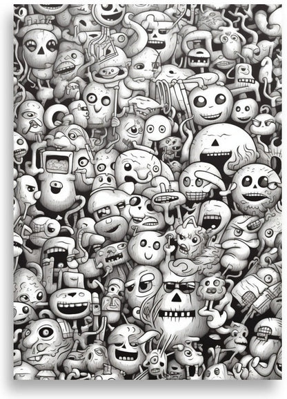 Klotter – Dödskallemonsterhop – poster