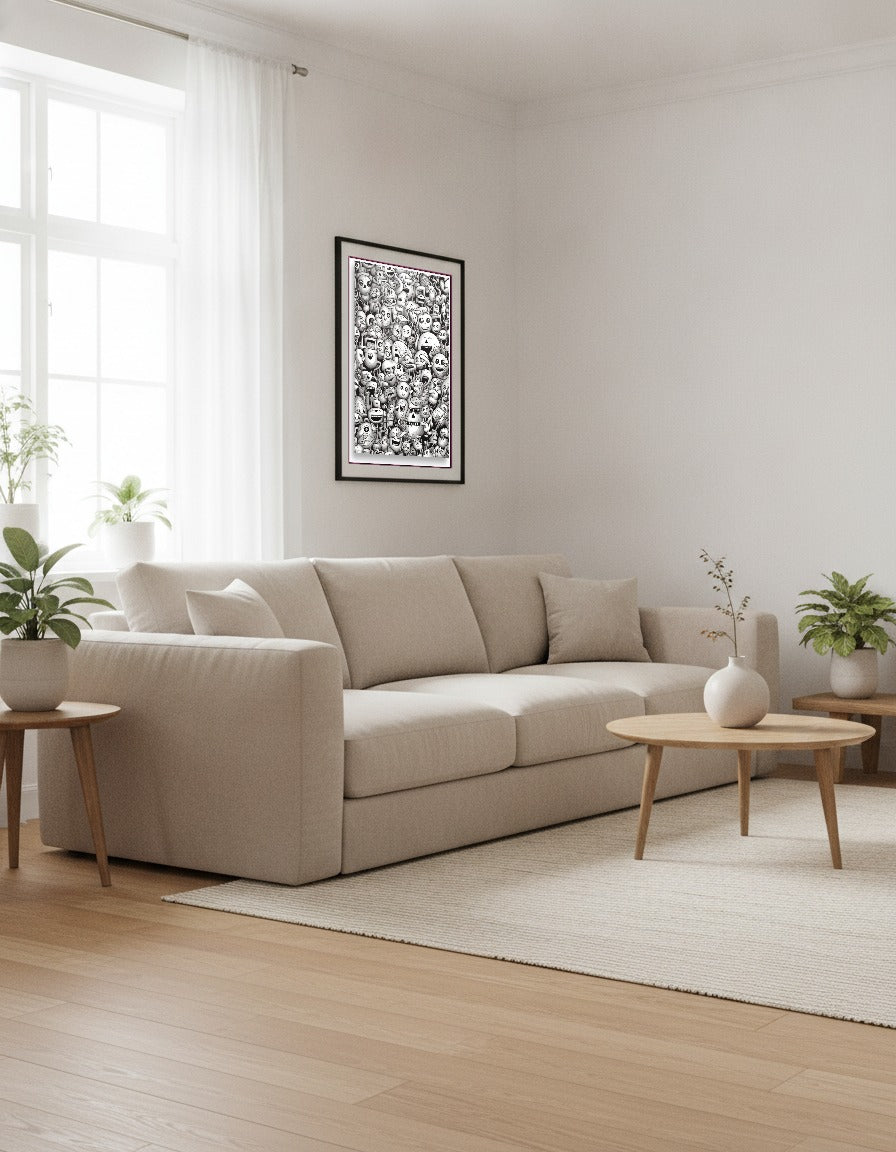 Klotter – Dödskallemonsterhop i sovrummet