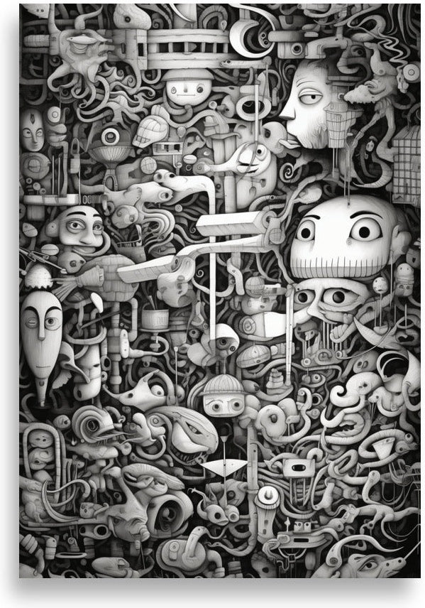 Doodle – Dark tentacle faces