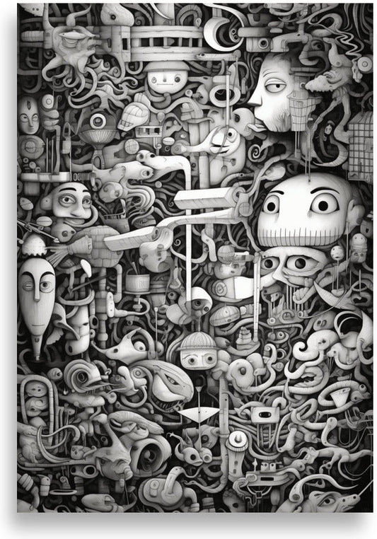 Doodle – Dark tentacle faces
