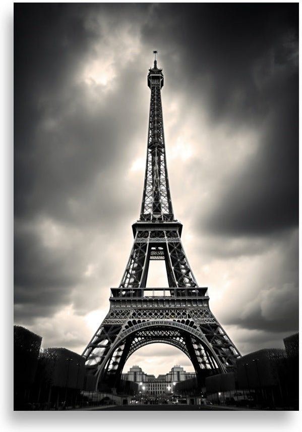 Eiffel tower – Tower in dramatic sky