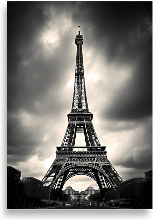 Eiffel tower – Tower in dramatic sky