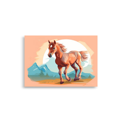 Baby horse poster - Posters - EMELART