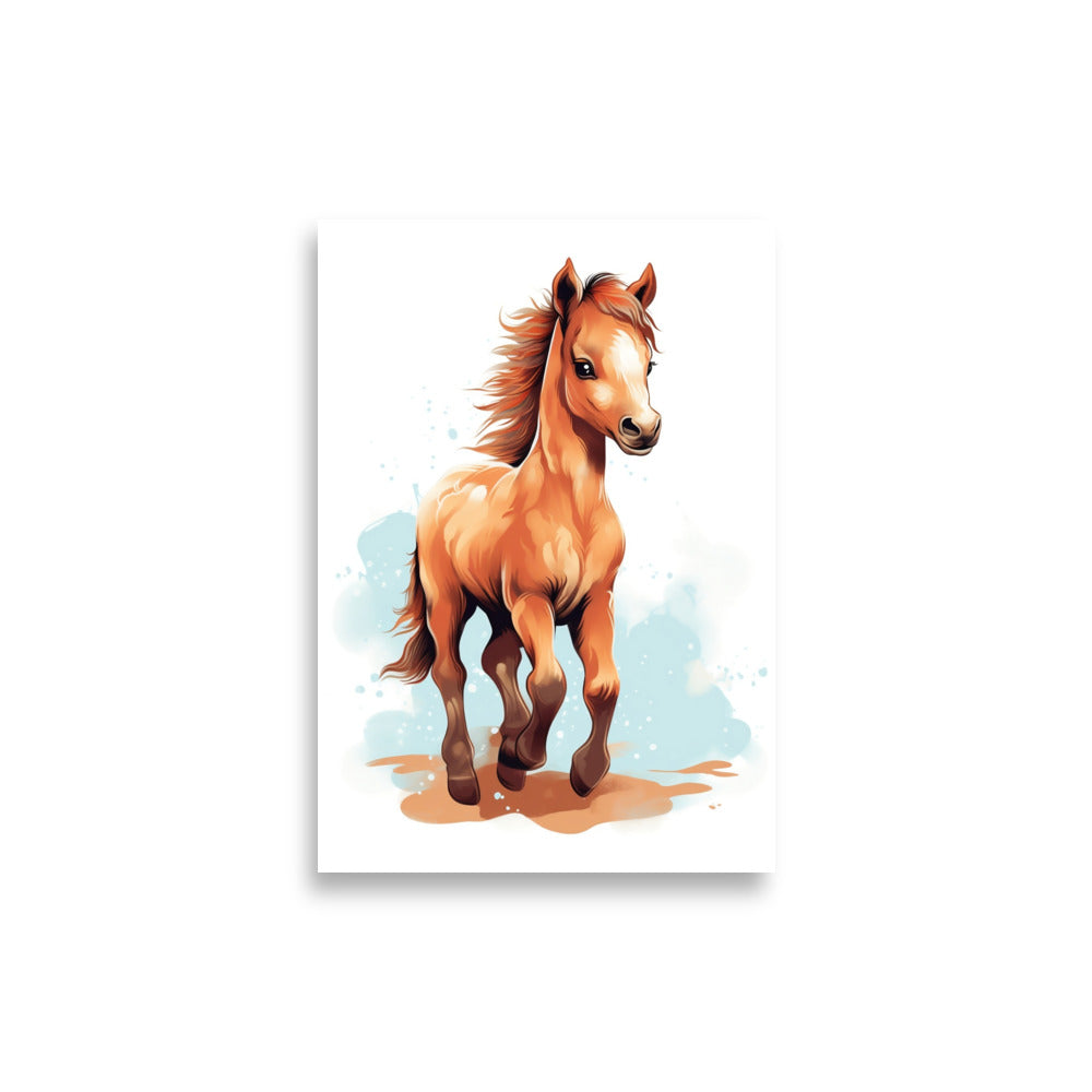 Baby horse poster - Posters - EMELART