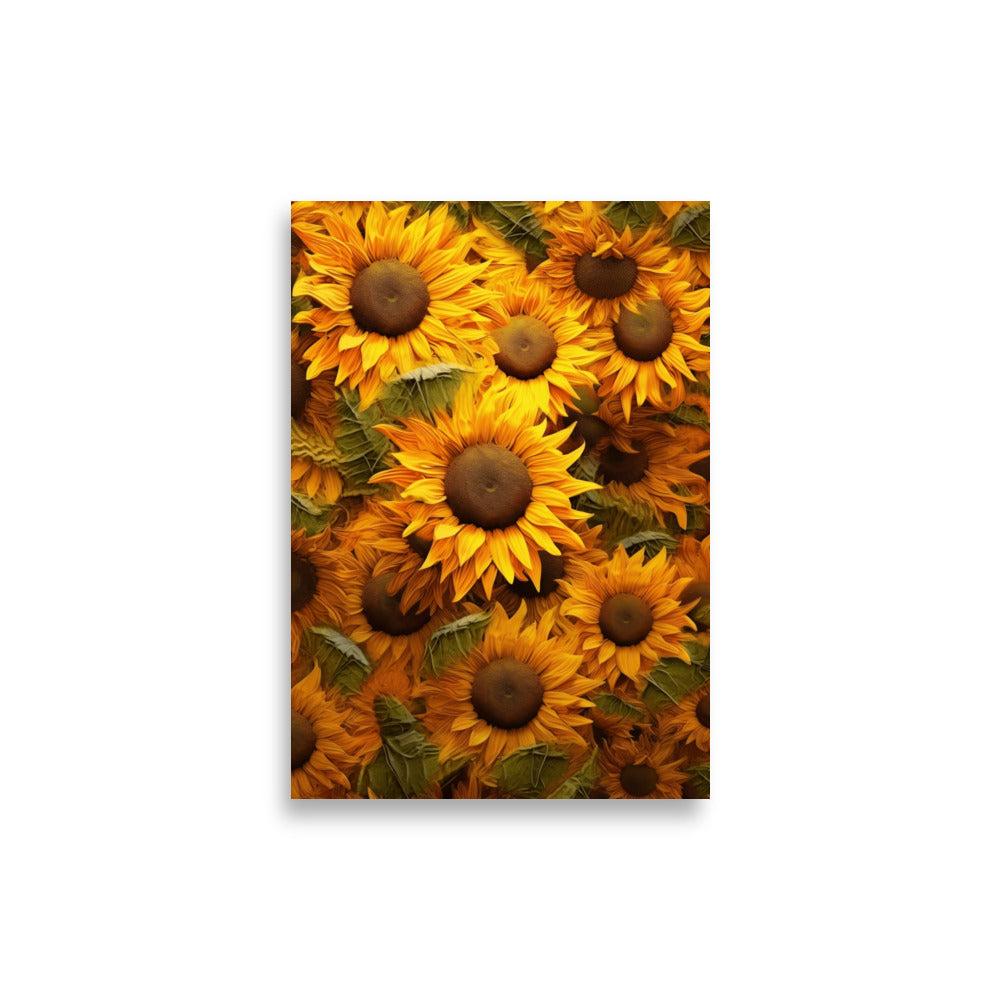 Sunflower field poster - Posters - EMELART