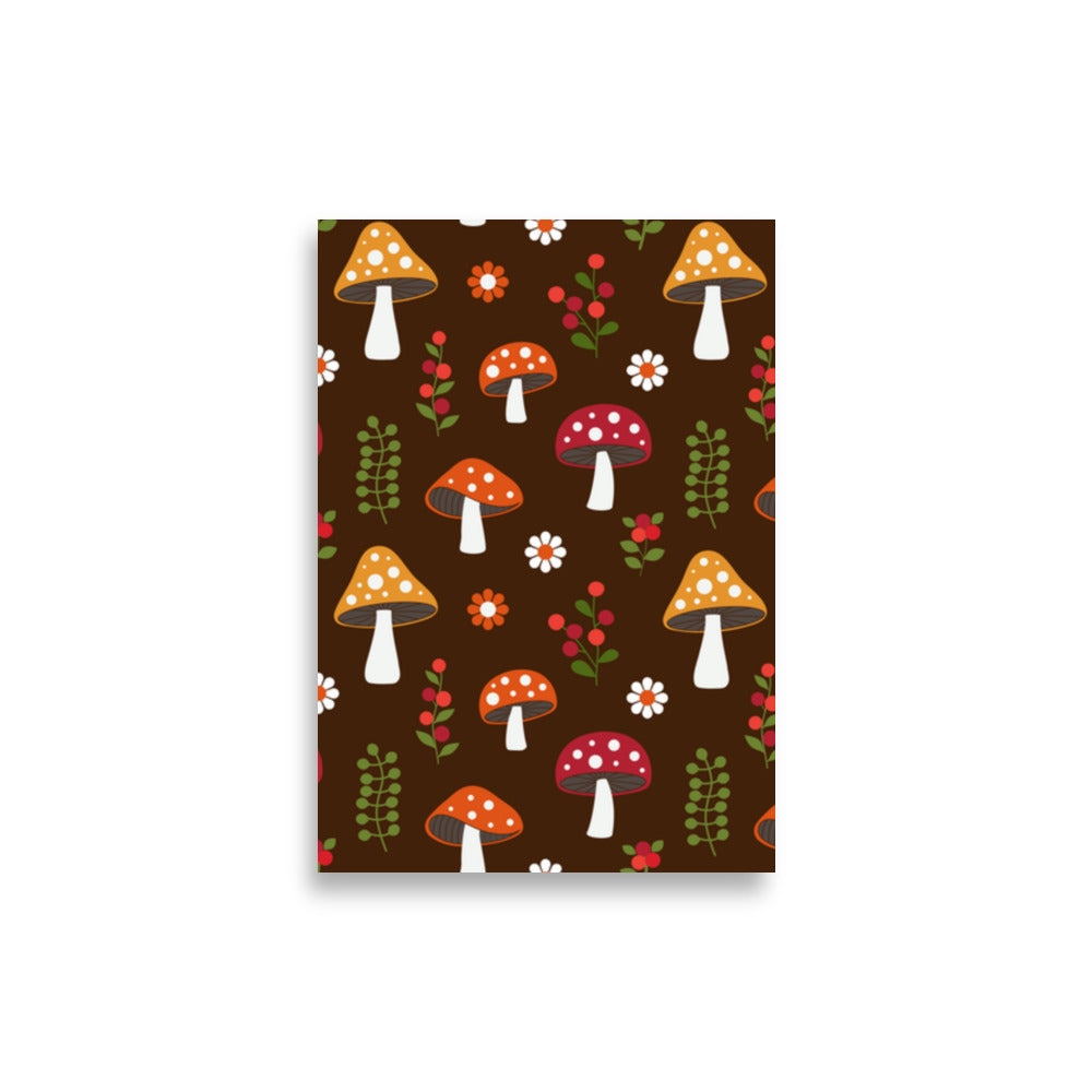 Mushrooms poster - Posters - EMELART