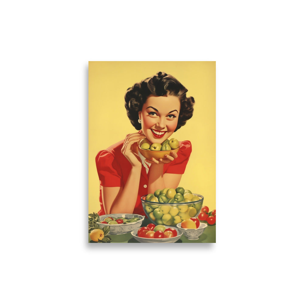 Fruit bowl - Vintage poster - Posters - EMELART