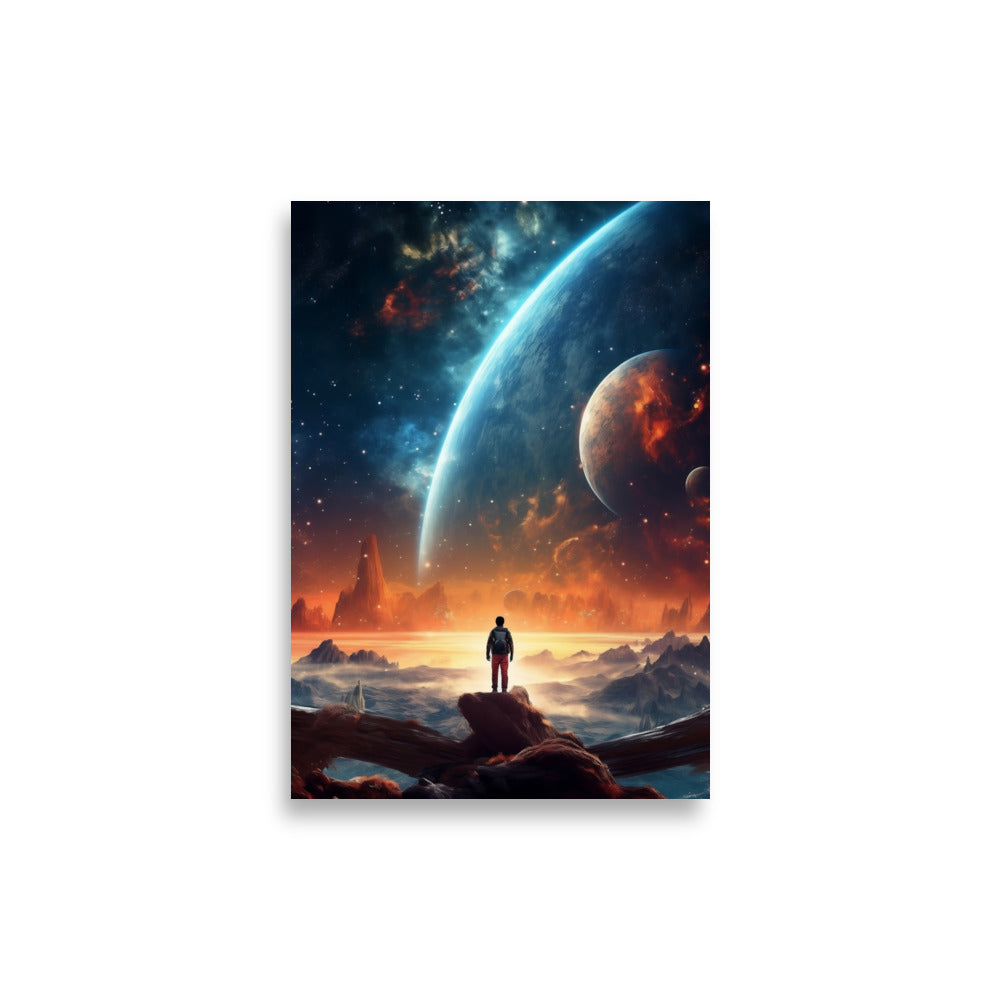 Space view poster - Posters - EMELART