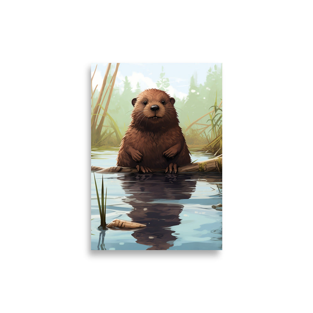 Beaver poster - Posters - EMELART