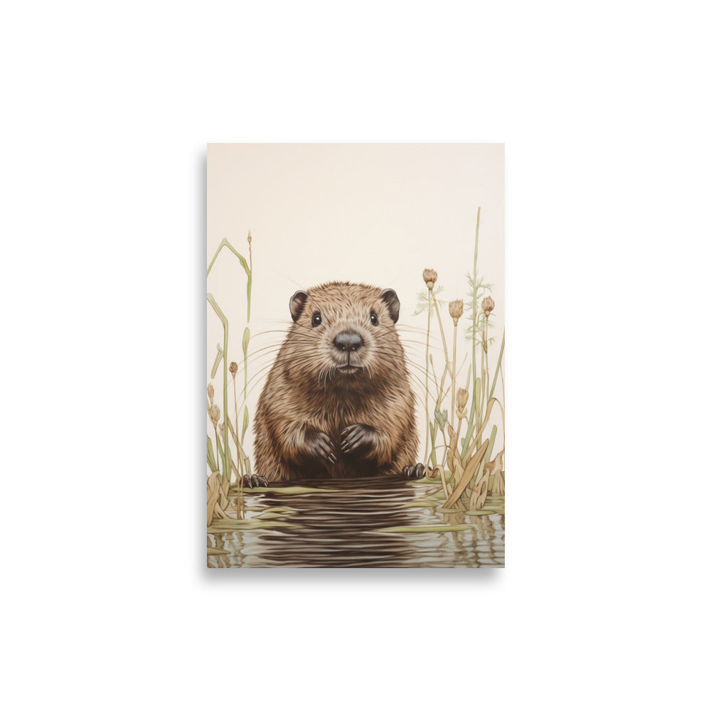 Beaver poster - Posters - EMELART