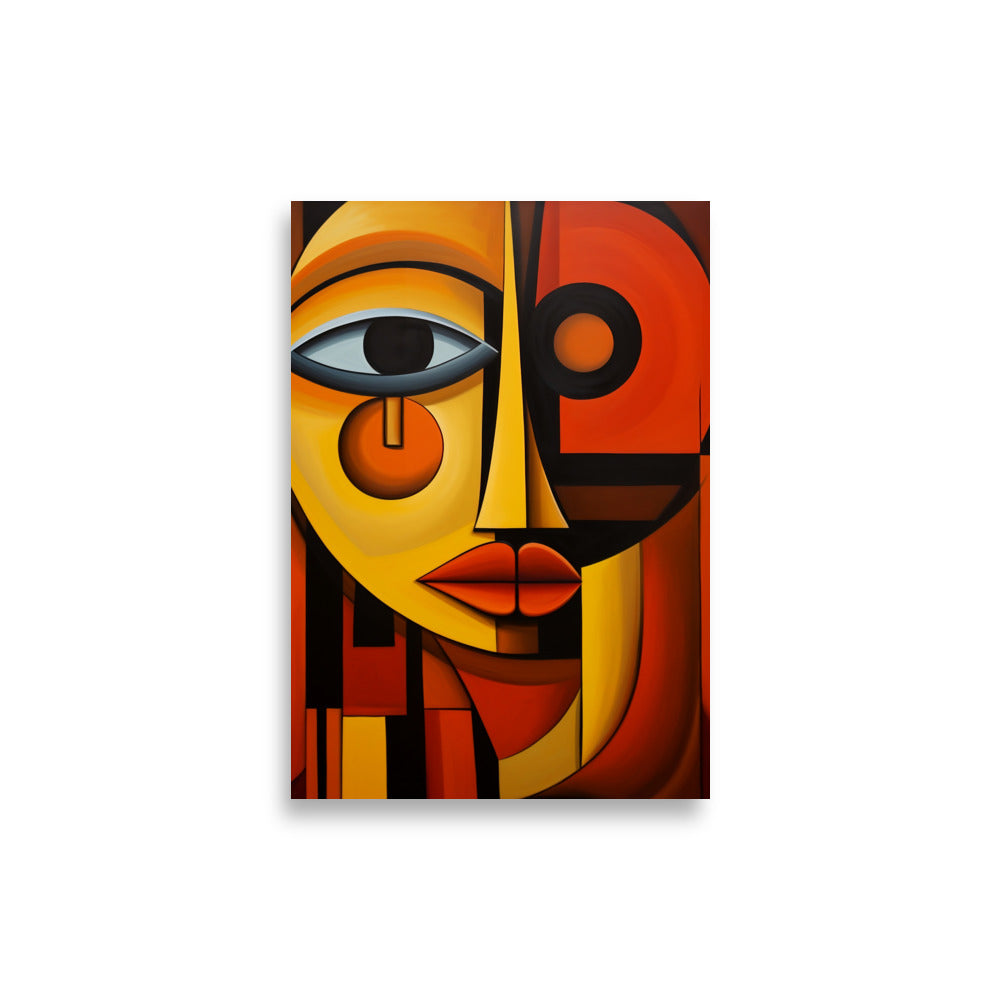 Orange lady poster - Posters - EMELART