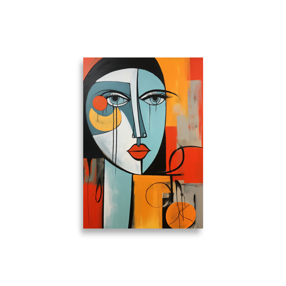 Orange lady poster - Posters - EMELART